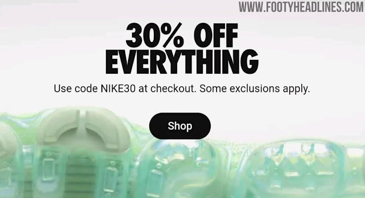 Nike 30 off sale hotsell